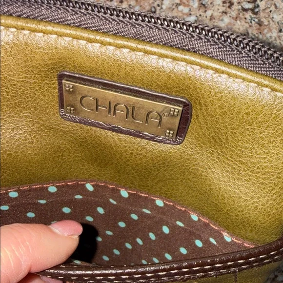 Chala Olive Crossbody Bag with Fox Accent - Picture 5 of 8